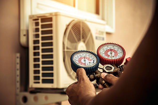 Professional Hvac Maintenance technician working in Highland, NY